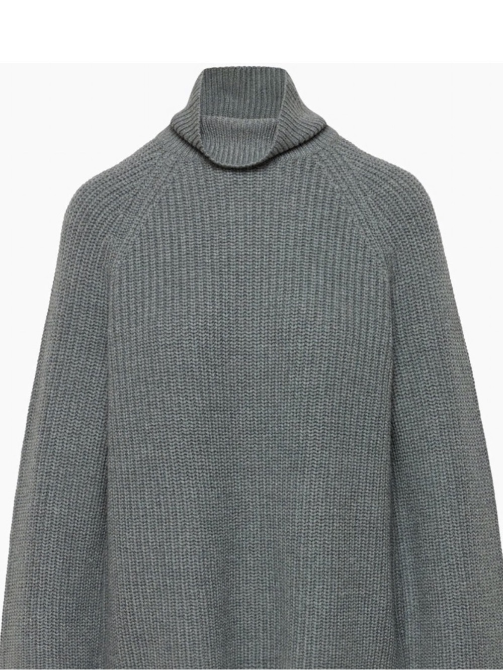 Aritzia Wilfred Ursa Turtleneck Sweater Gray Size XS